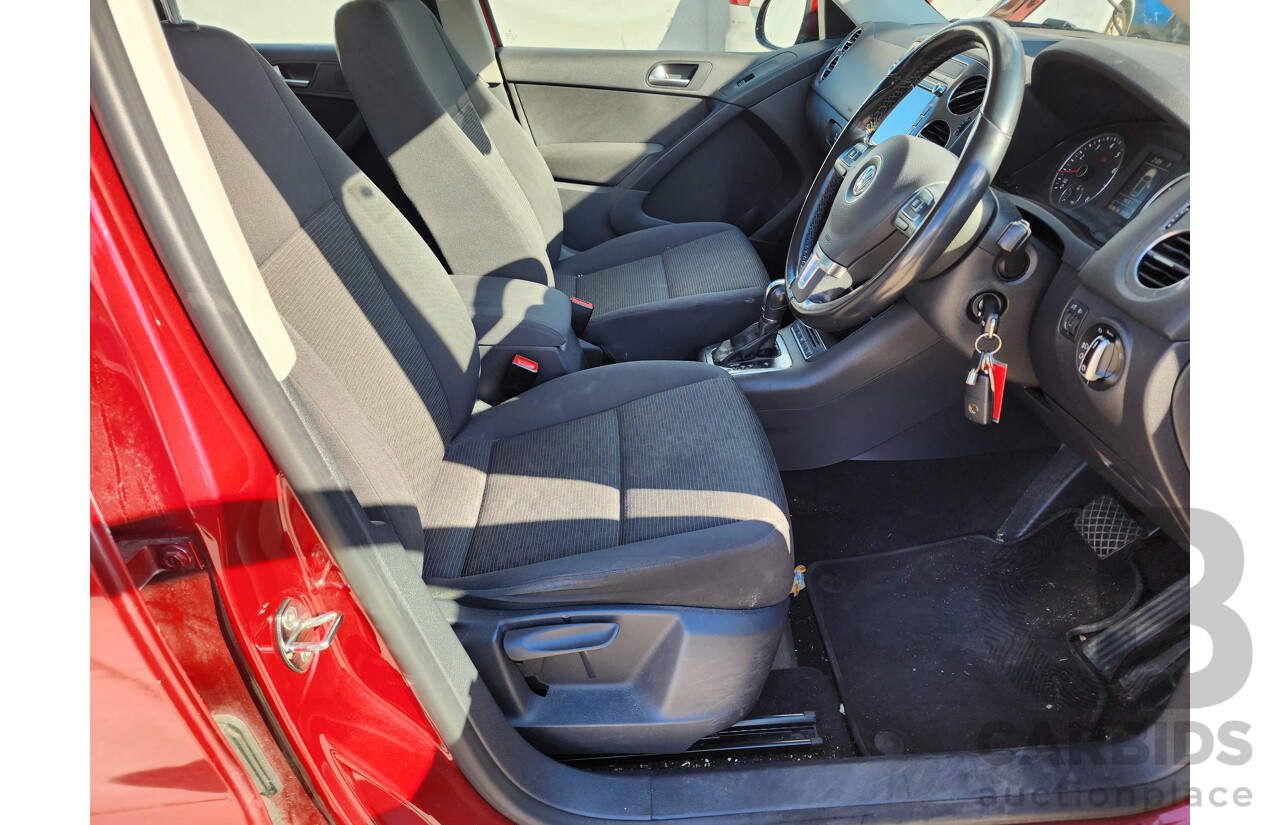 3/2012 Volkswagen Tiguan 132 TSI Pacific 5NC MY12 4d Wagon Red 2.0L