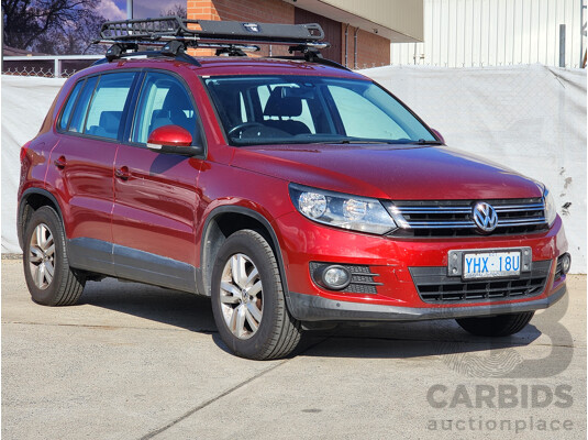 3/2012 Volkswagen Tiguan 132 TSI Pacific 5NC MY12 4d Wagon Red 2.0L