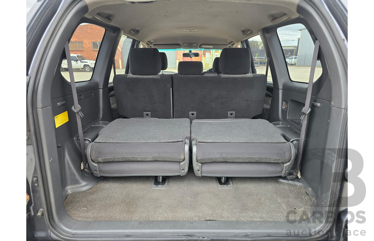 6/2004 Toyota Landcruiser Prado GXL (4x4) KZJ120R 4d Wagon Charcoal Grey Metallic Turbo Diesel 3.0L