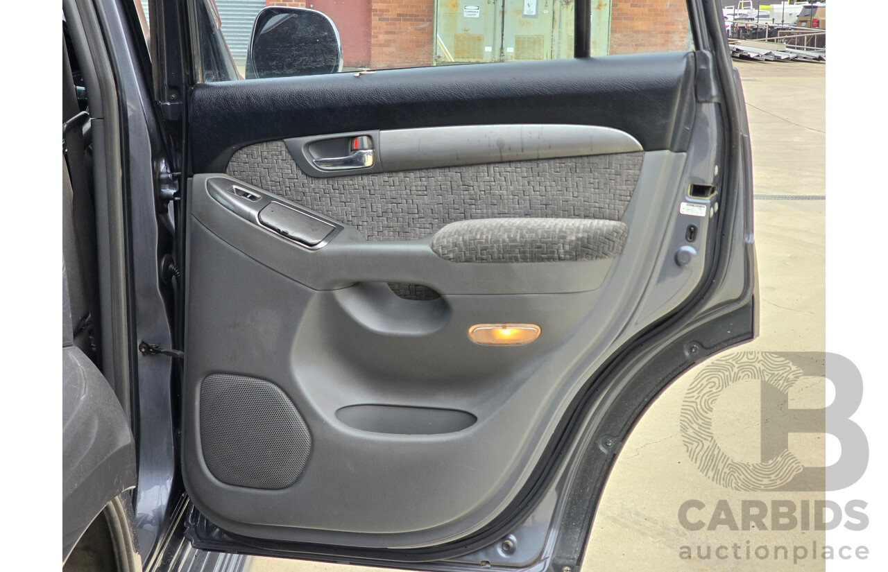 6/2004 Toyota Landcruiser Prado GXL (4x4) KZJ120R 4d Wagon Charcoal Grey Metallic Turbo Diesel 3.0L