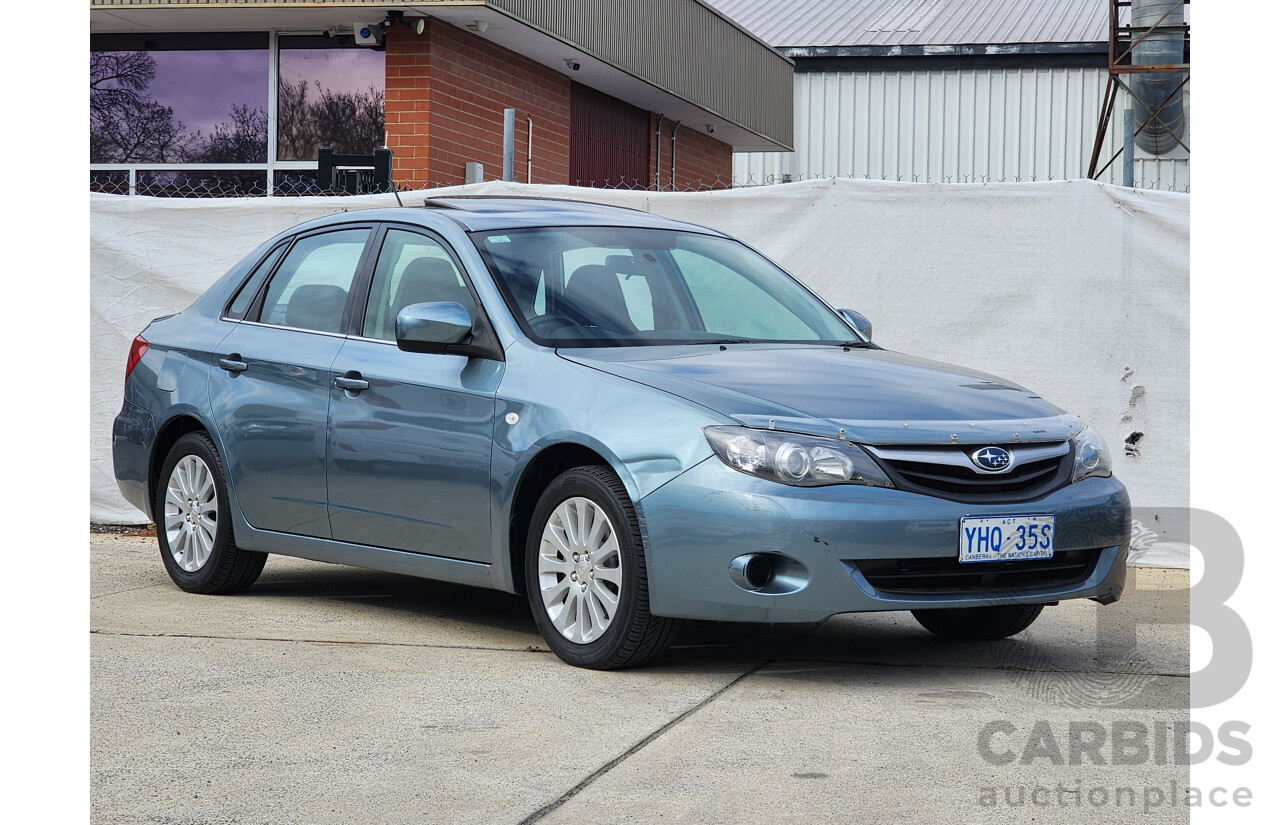 7/2011 Subaru Impreza R (awd) MY11 4d Sedan Green 2.0L