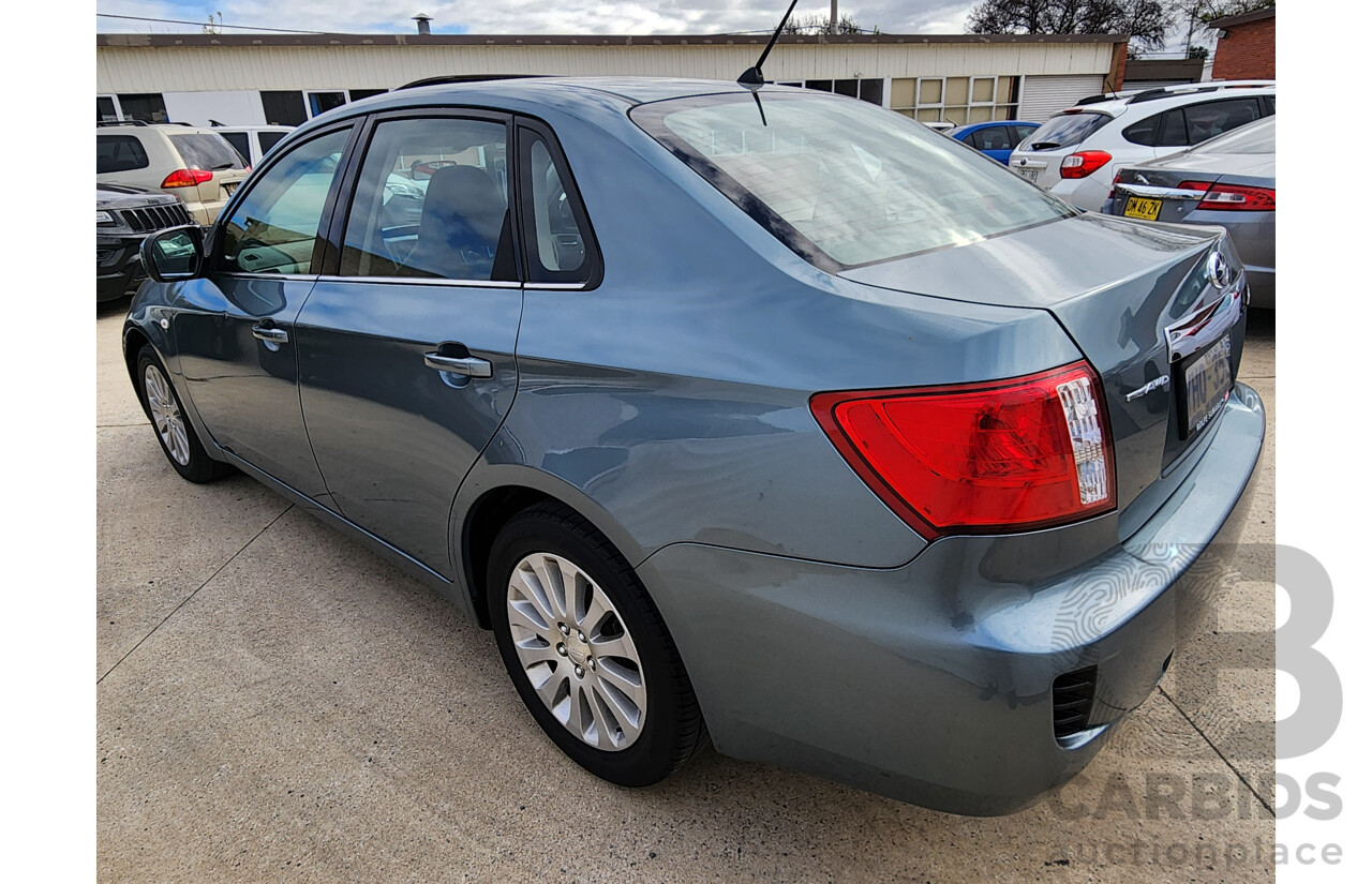 7/2011 Subaru Impreza R (awd) MY11 4d Sedan Green 2.0L