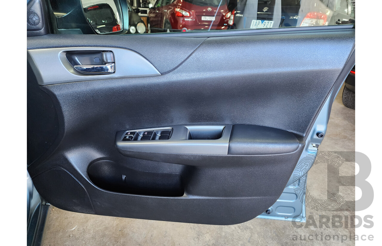 7/2011 Subaru Impreza R (awd) MY11 4d Sedan Green 2.0L