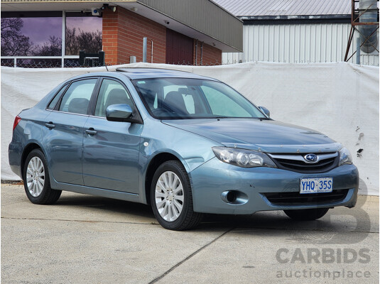 7/2011 Subaru Impreza R (awd) MY11 4d Sedan Green 2.0L