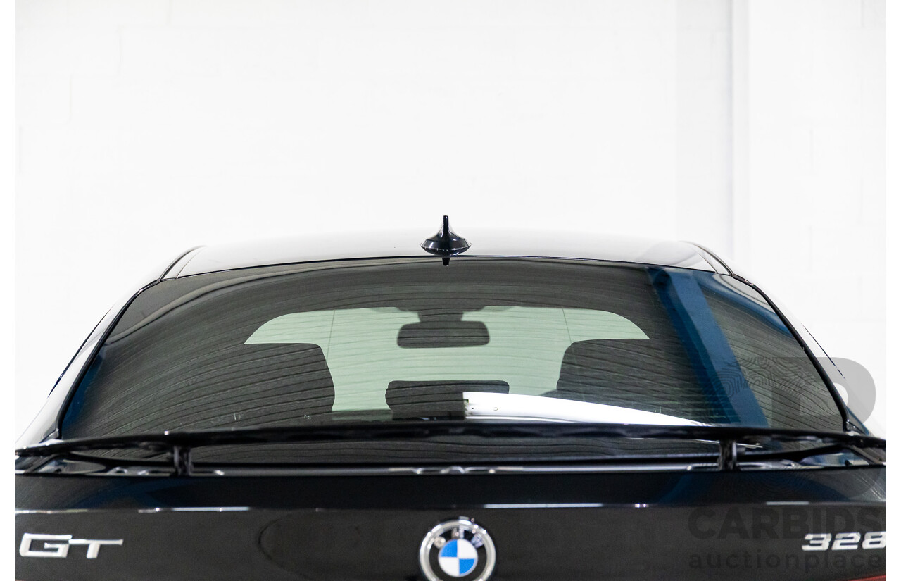 9/2013 BMW 328i Gran Turismo M Sport F34 4d Coupe Black Sapphire Metallic Turbo 2.0L
