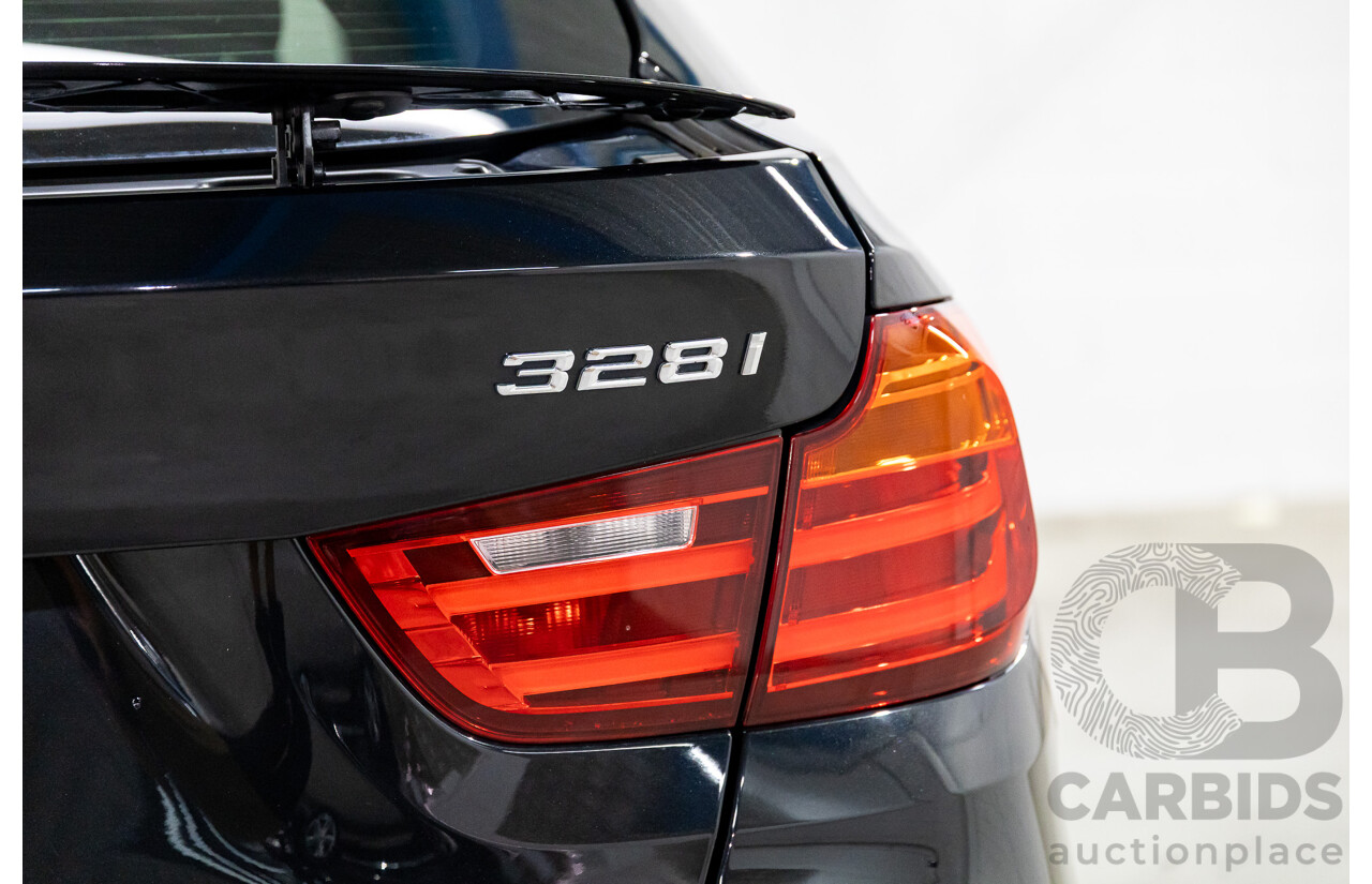 9/2013 BMW 328i Gran Turismo M Sport F34 4d Coupe Black Sapphire Metallic Turbo 2.0L