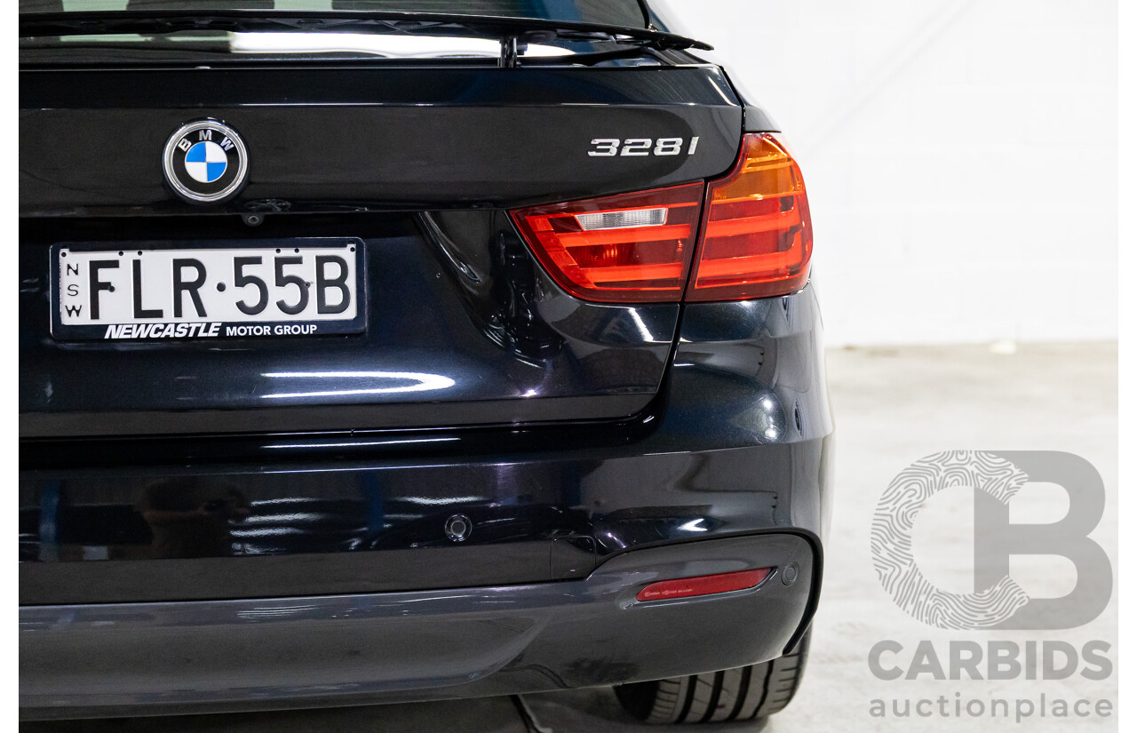 9/2013 BMW 328i Gran Turismo M Sport F34 4d Coupe Black Sapphire Metallic Turbo 2.0L