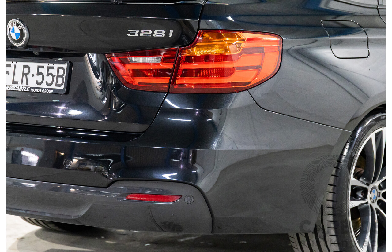 9/2013 BMW 328i Gran Turismo M Sport F34 4d Coupe Black Sapphire Metallic Turbo 2.0L