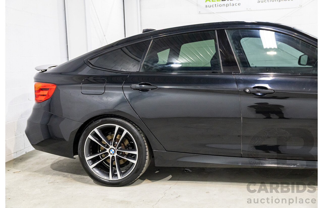 9/2013 BMW 328i Gran Turismo M Sport F34 4d Coupe Black Sapphire Metallic Turbo 2.0L