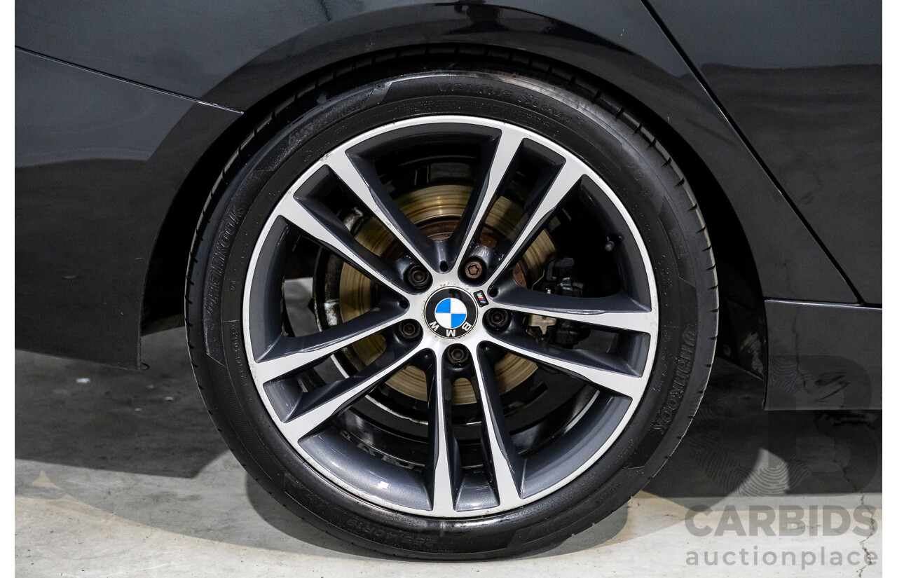 9/2013 BMW 328i Gran Turismo M Sport F34 4d Coupe Black Sapphire Metallic Turbo 2.0L