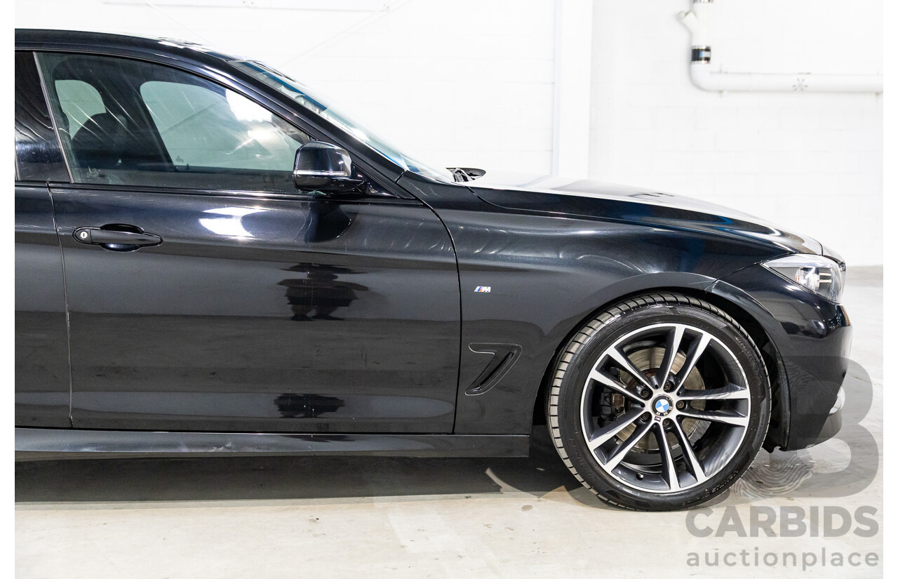 9/2013 BMW 328i Gran Turismo M Sport F34 4d Coupe Black Sapphire Metallic Turbo 2.0L