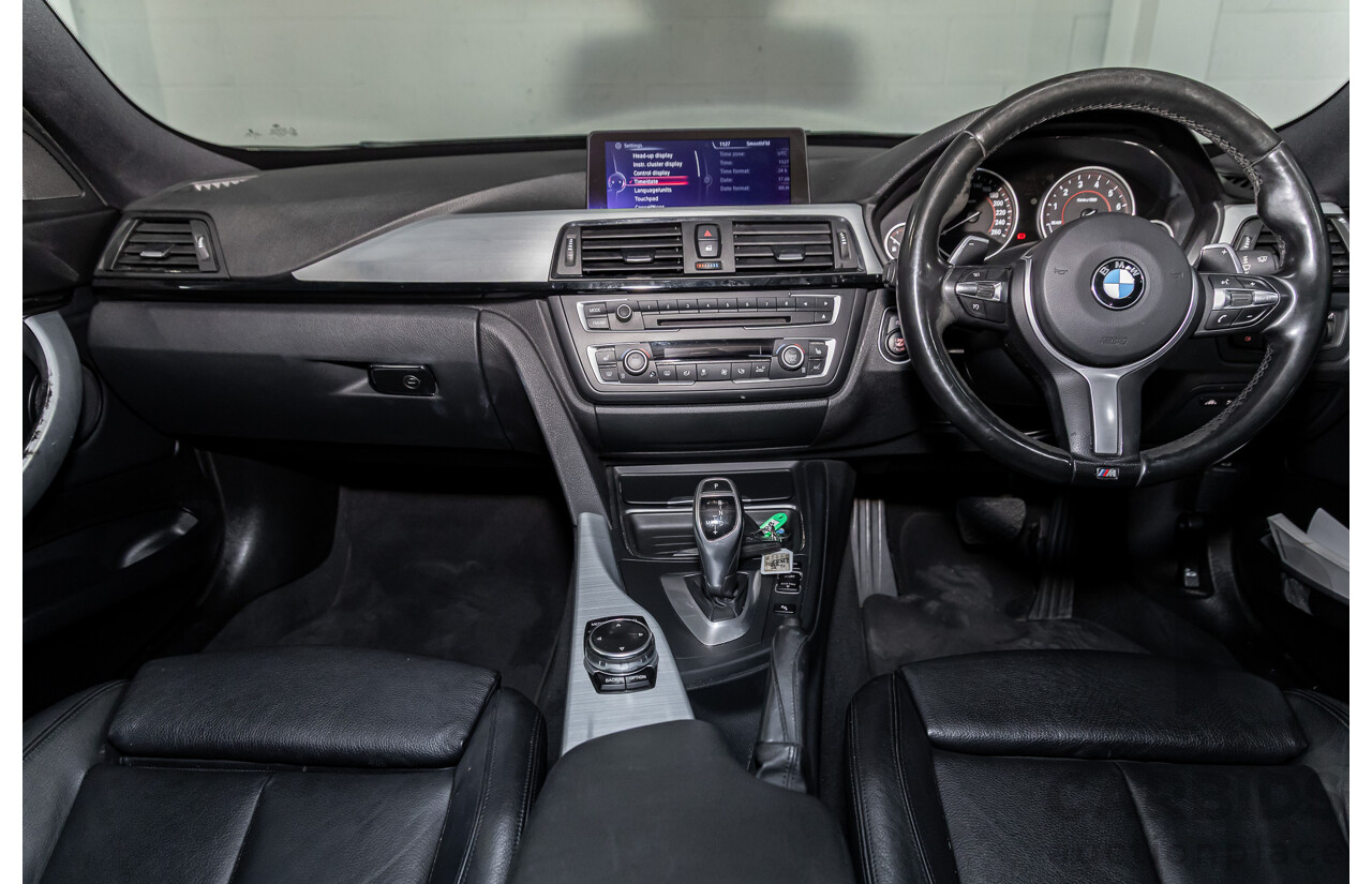 9/2013 BMW 328i Gran Turismo M Sport F34 4d Coupe Black Sapphire Metallic Turbo 2.0L