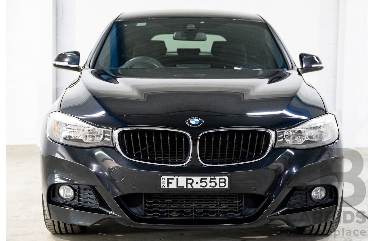 9/2013 BMW 328i Gran Turismo M Sport F34 4d Coupe Black Sapphire Metallic Turbo 2.0L