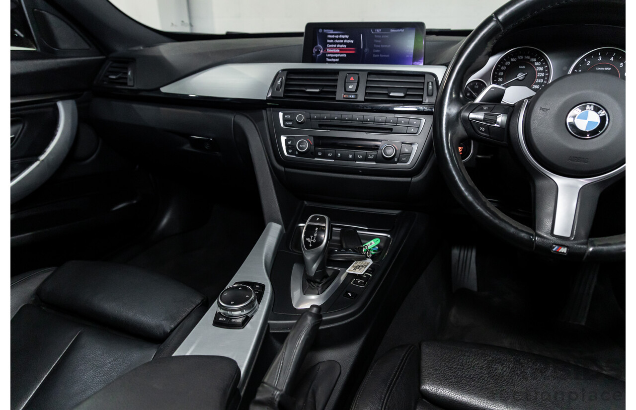 9/2013 BMW 328i Gran Turismo M Sport F34 4d Coupe Black Sapphire Metallic Turbo 2.0L