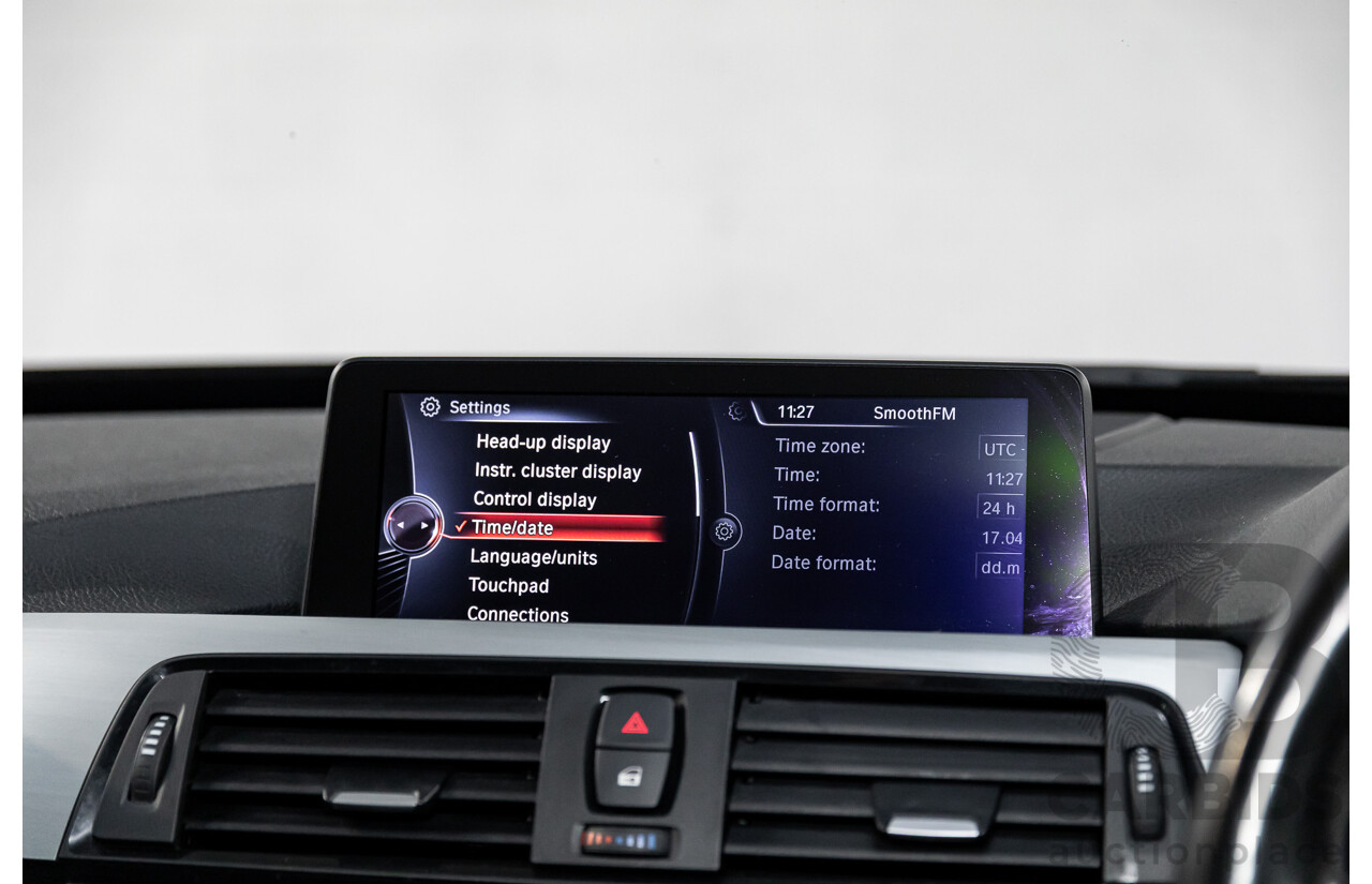 9/2013 BMW 328i Gran Turismo M Sport F34 4d Coupe Black Sapphire Metallic Turbo 2.0L