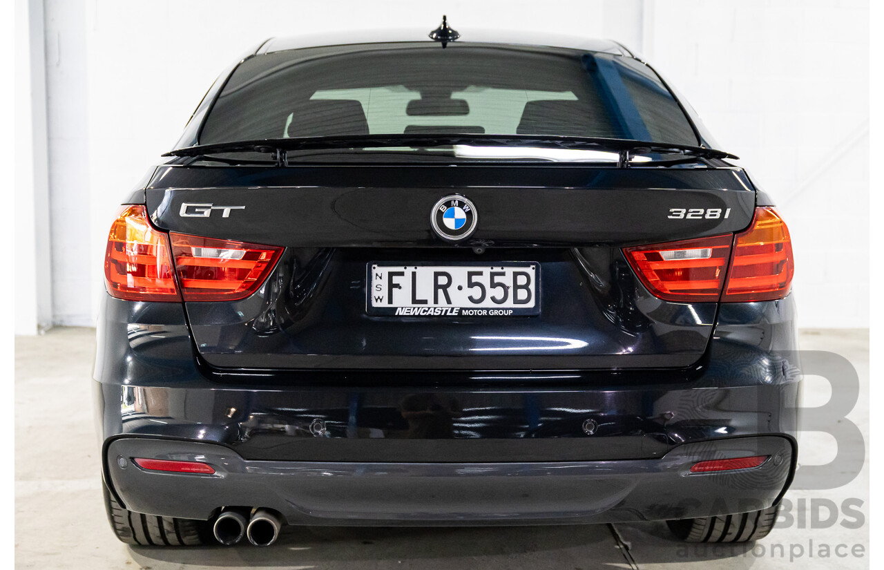 9/2013 BMW 328i Gran Turismo M Sport F34 4d Coupe Black Sapphire Metallic Turbo 2.0L
