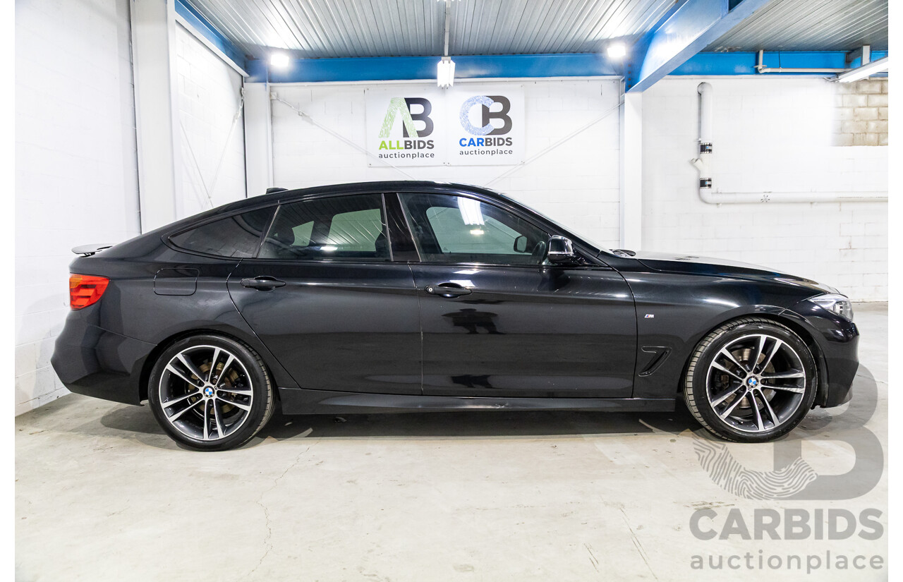 9/2013 BMW 328i Gran Turismo M Sport F34 4d Coupe Black Sapphire Metallic Turbo 2.0L
