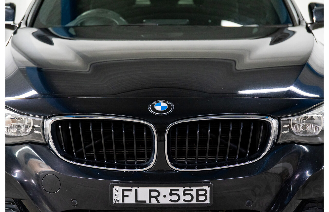 9/2013 BMW 328i Gran Turismo M Sport F34 4d Coupe Black Sapphire Metallic Turbo 2.0L