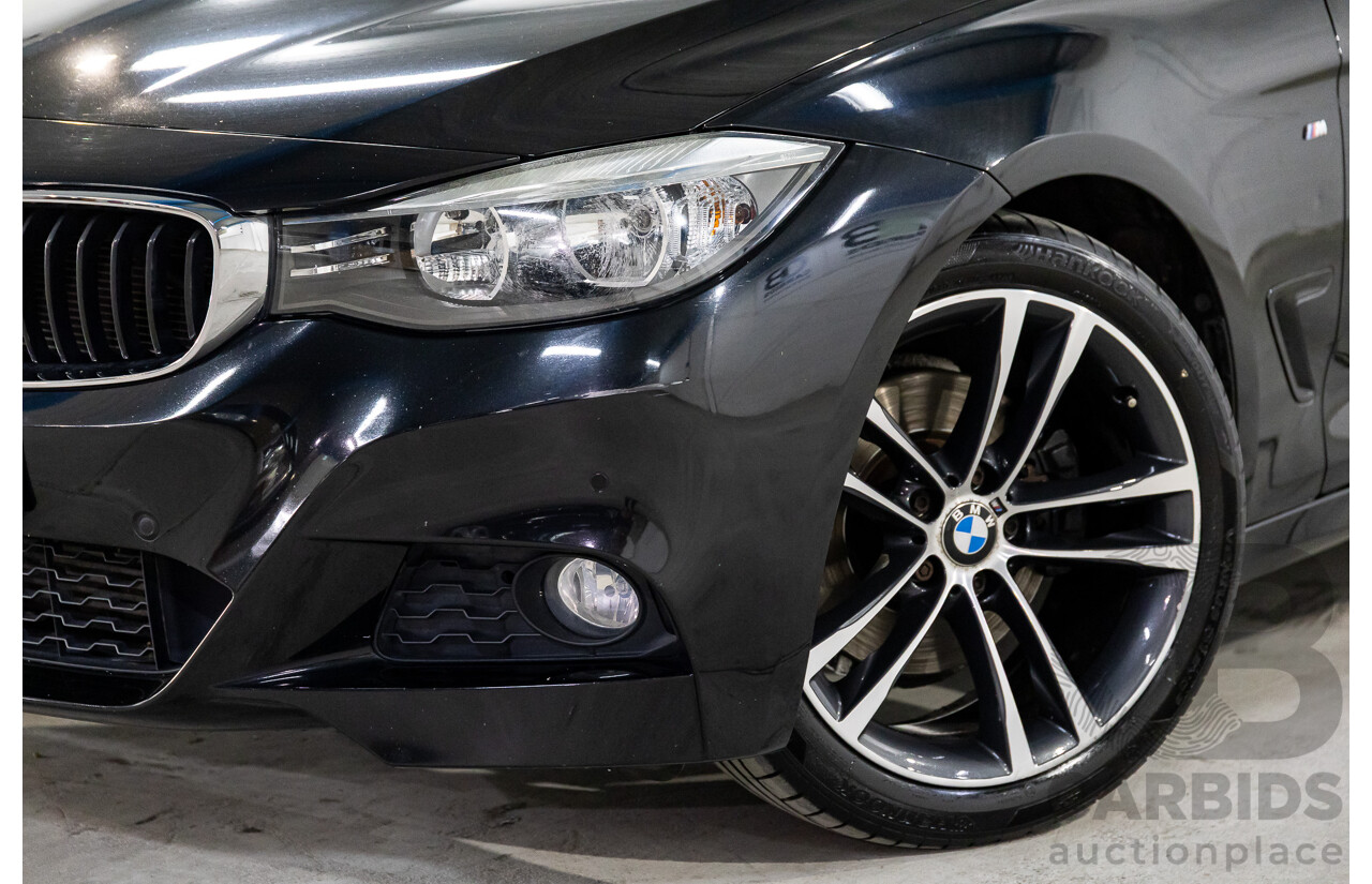 9/2013 BMW 328i Gran Turismo M Sport F34 4d Coupe Black Sapphire Metallic Turbo 2.0L