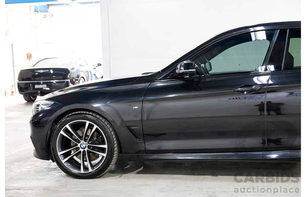 9/2013 BMW 328i Gran Turismo M Sport F34 4d Coupe Black Sapphire Metallic Turbo 2.0L