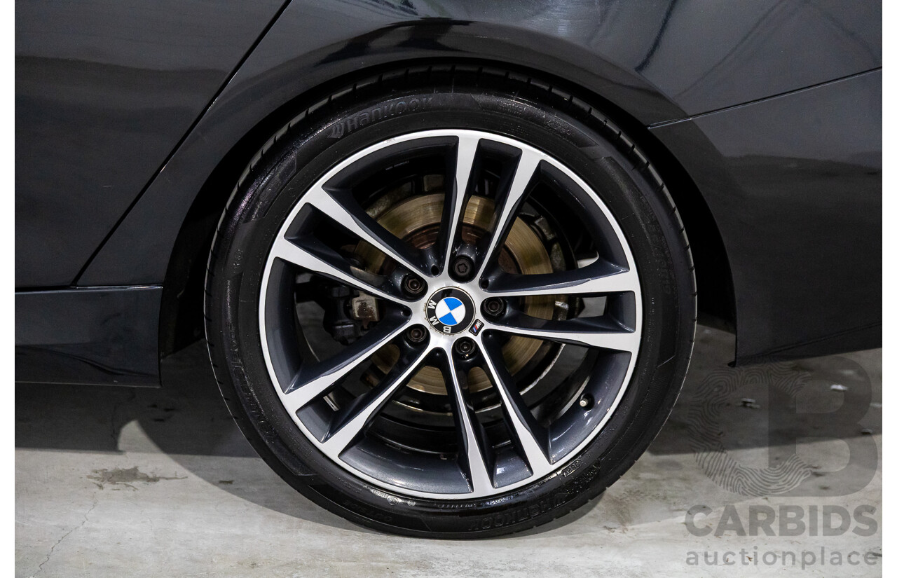 9/2013 BMW 328i Gran Turismo M Sport F34 4d Coupe Black Sapphire Metallic Turbo 2.0L