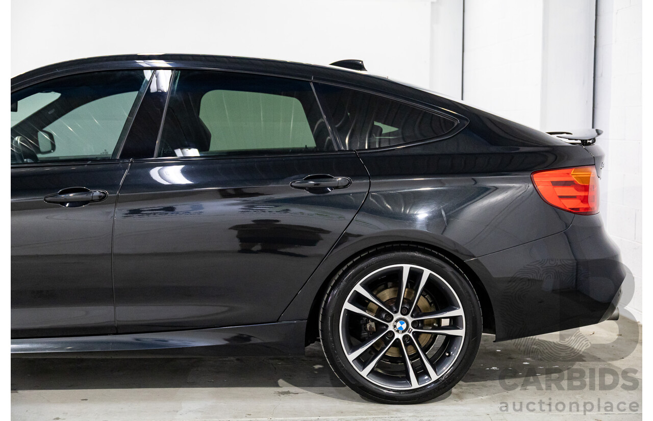 9/2013 BMW 328i Gran Turismo M Sport F34 4d Coupe Black Sapphire Metallic Turbo 2.0L