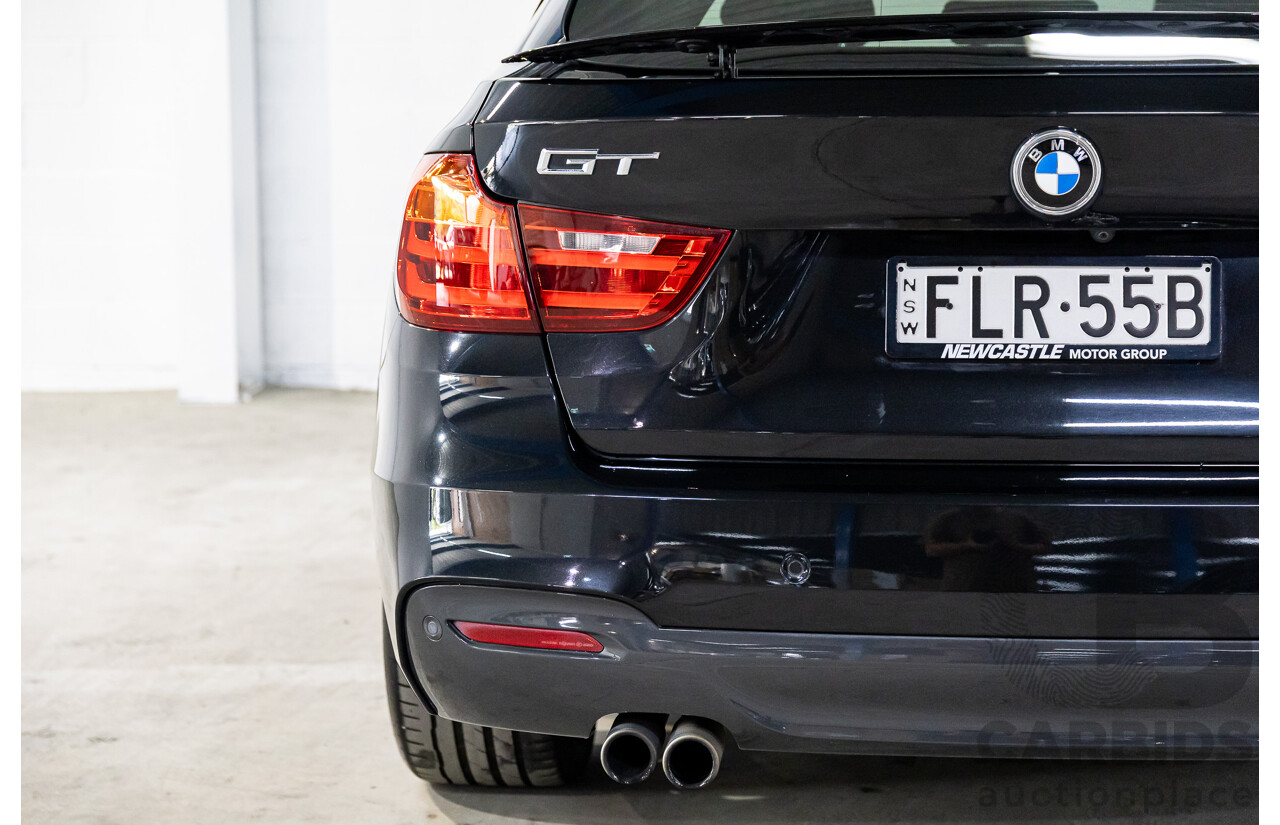 9/2013 BMW 328i Gran Turismo M Sport F34 4d Coupe Black Sapphire Metallic Turbo 2.0L