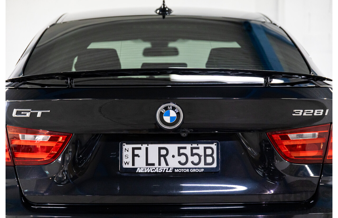 9/2013 BMW 328i Gran Turismo M Sport F34 4d Coupe Black Sapphire Metallic Turbo 2.0L