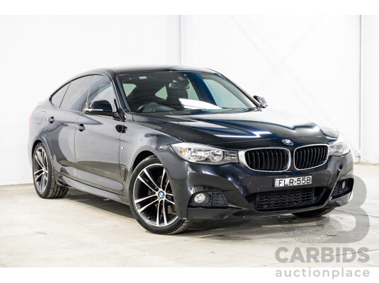 9/2013 BMW 328i Gran Turismo M Sport F34 4d Coupe Black Sapphire Metallic Turbo 2.0L