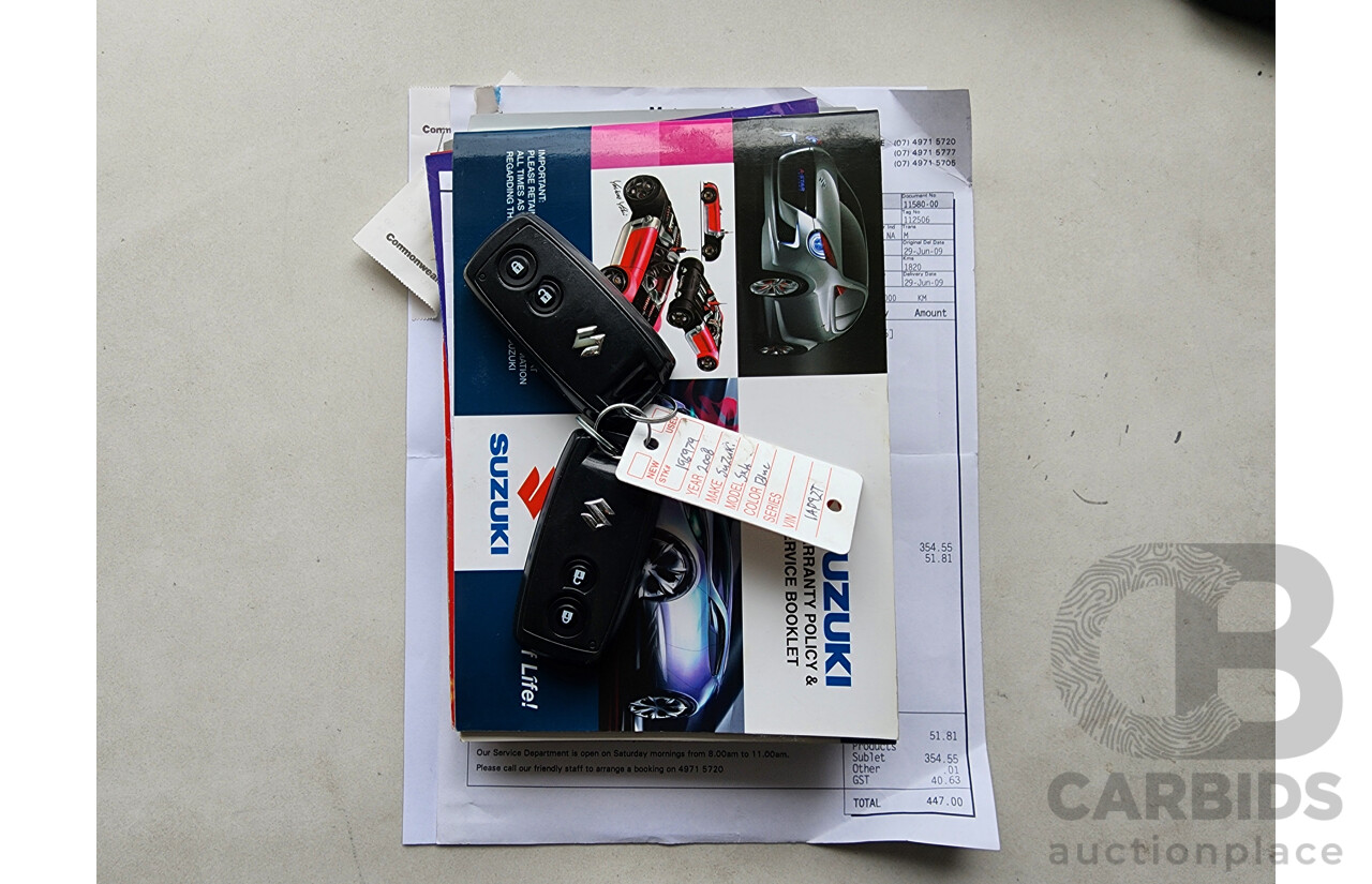 6/2009 Suzuki SX4  GY 5d Hatchback Blue 2.0L