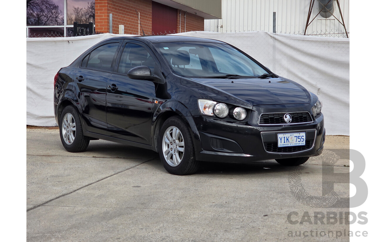 6/2013 Holden Barina CD TM MY13 4d Sedan Black 1.6L