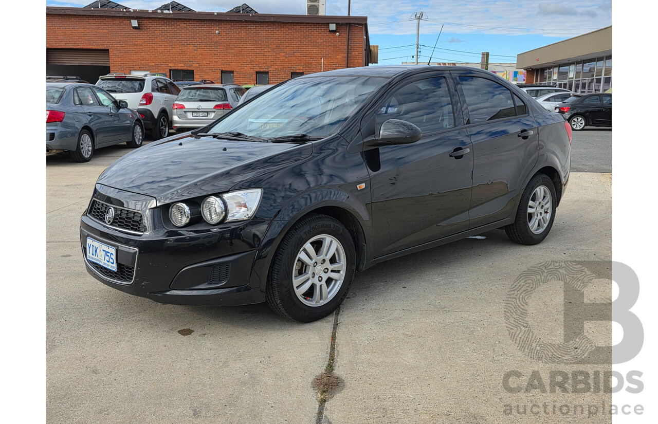 6/2013 Holden Barina CD TM MY13 4d Sedan Black 1.6L