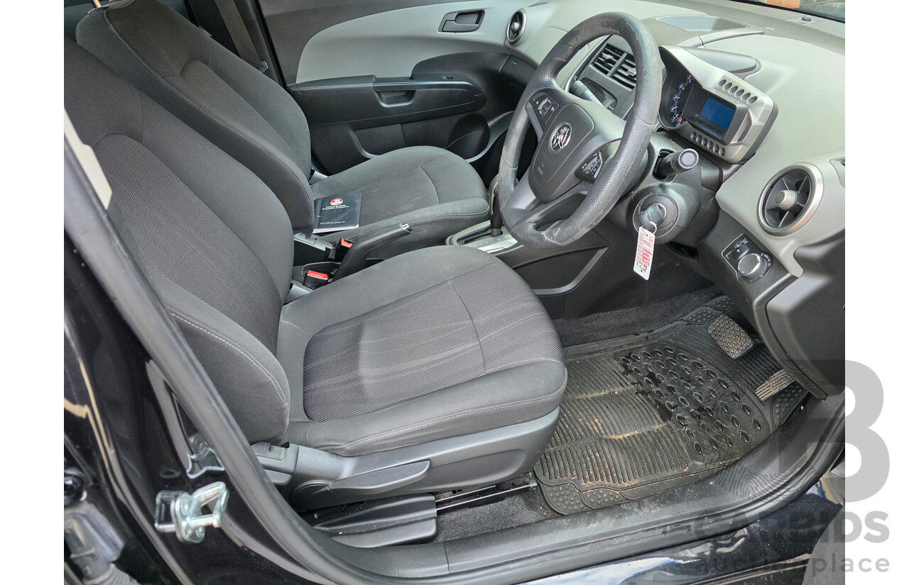 6/2013 Holden Barina CD TM MY13 4d Sedan Black 1.6L