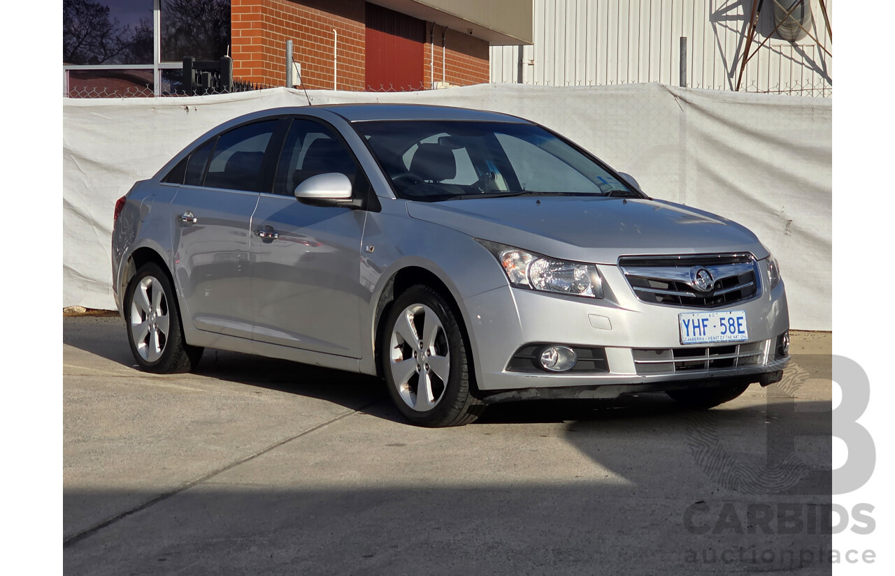 10/2010 Holden Cruze CDX JG 4d Sedan Silver Or Chrome 1.8L