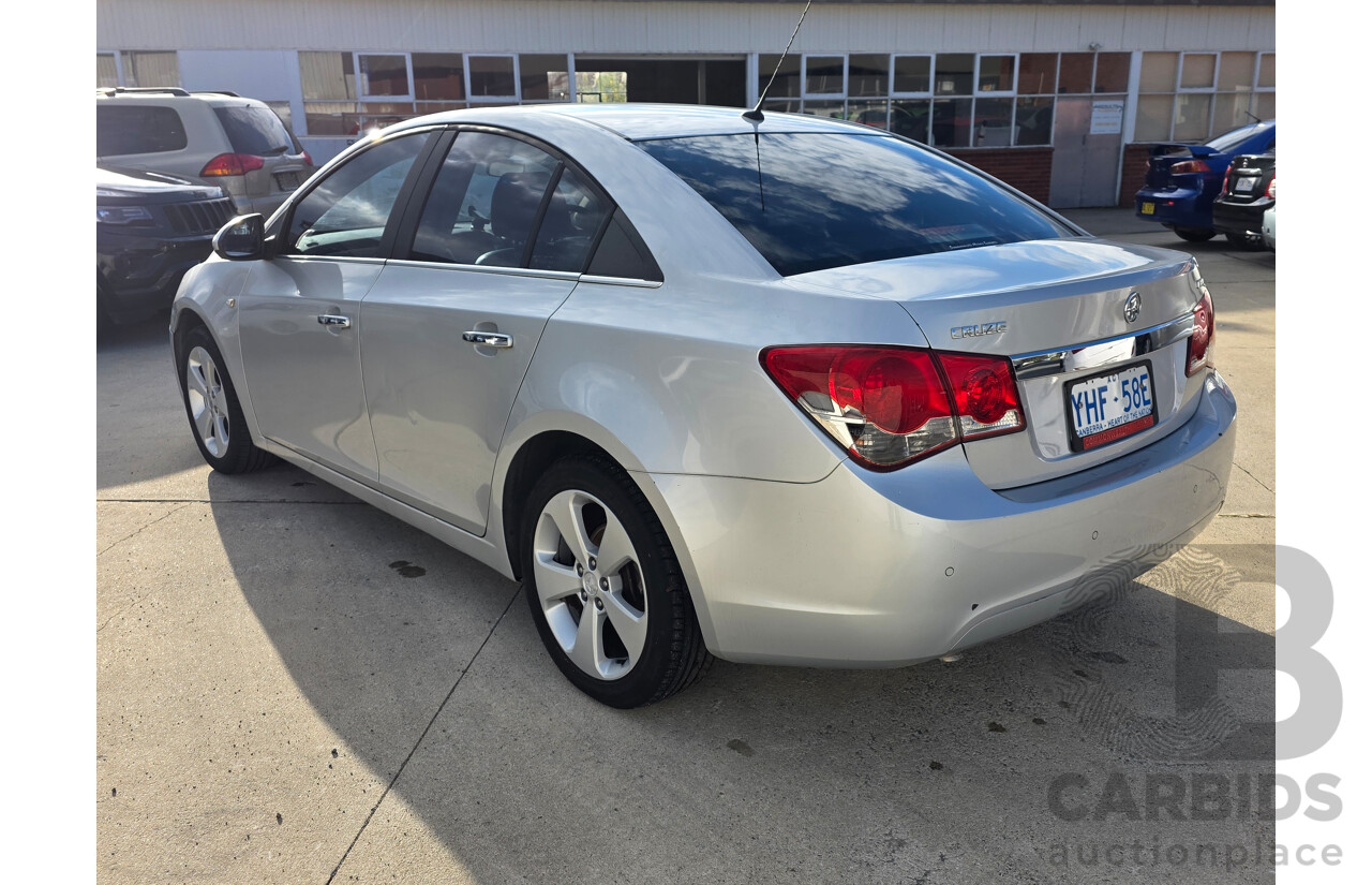 10/2010 Holden Cruze CDX JG 4d Sedan Silver Or Chrome 1.8L