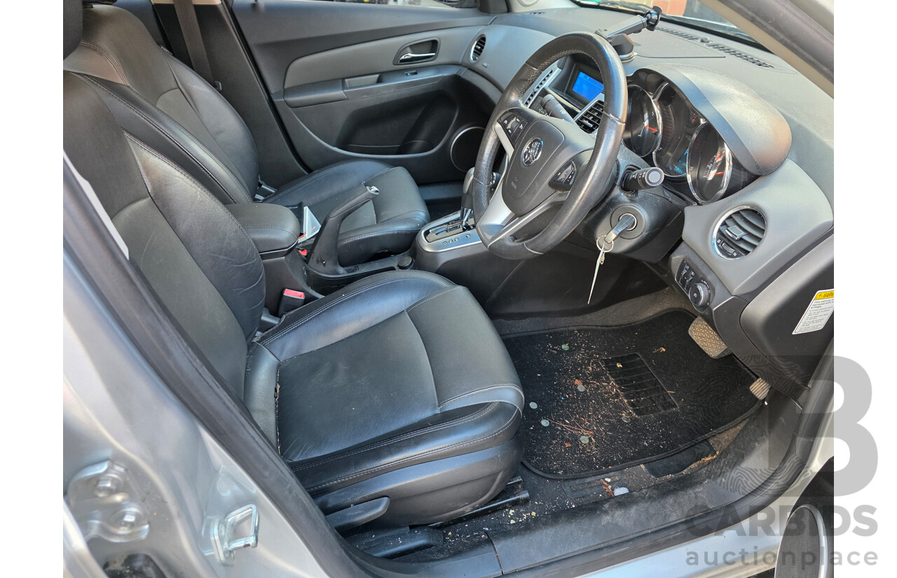 10/2010 Holden Cruze CDX JG 4d Sedan Silver Or Chrome 1.8L