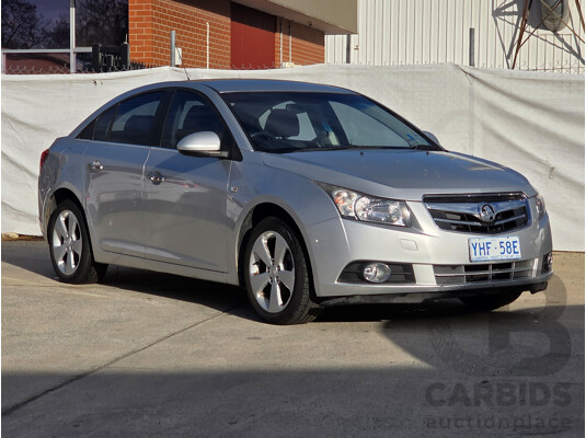 10/2010 Holden Cruze CDX JG 4d Sedan Silver Or Chrome 1.8L