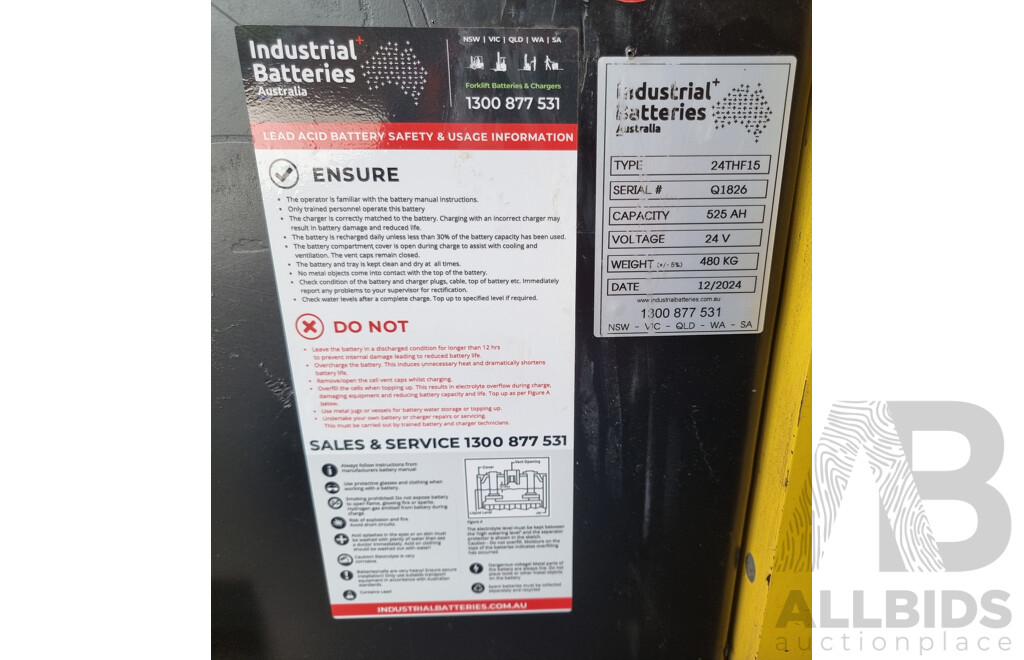 1.2T Hyster W30ZR Electric Pallet Jack - 3.58m FSV  - ALH164