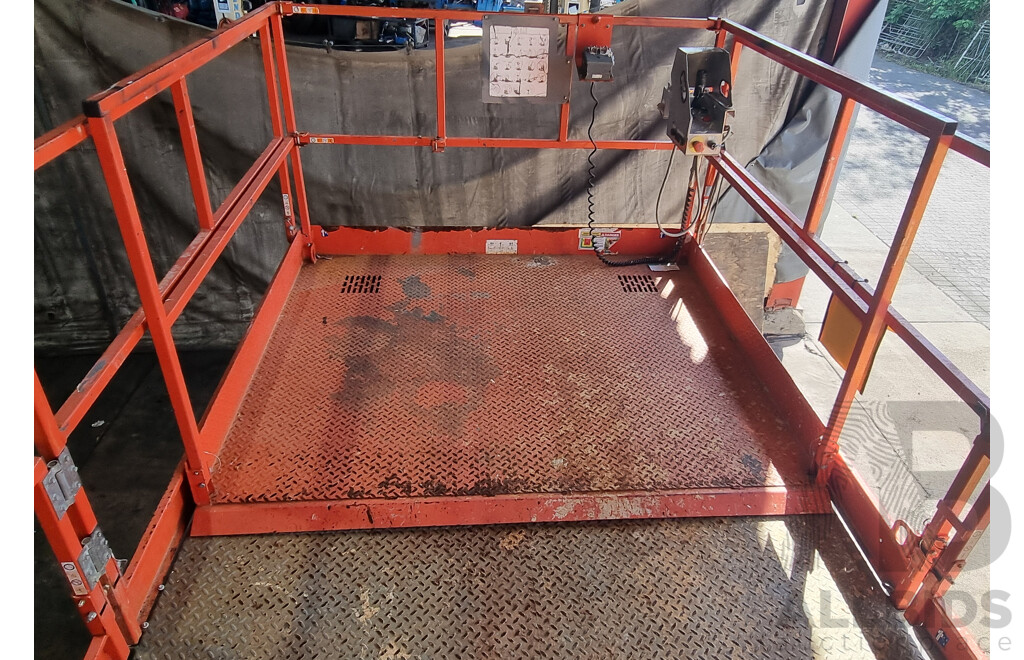 2018, 50ft Skyjack 9250, Kubota Diesel Engine, Scissor Lift Rough Terrain