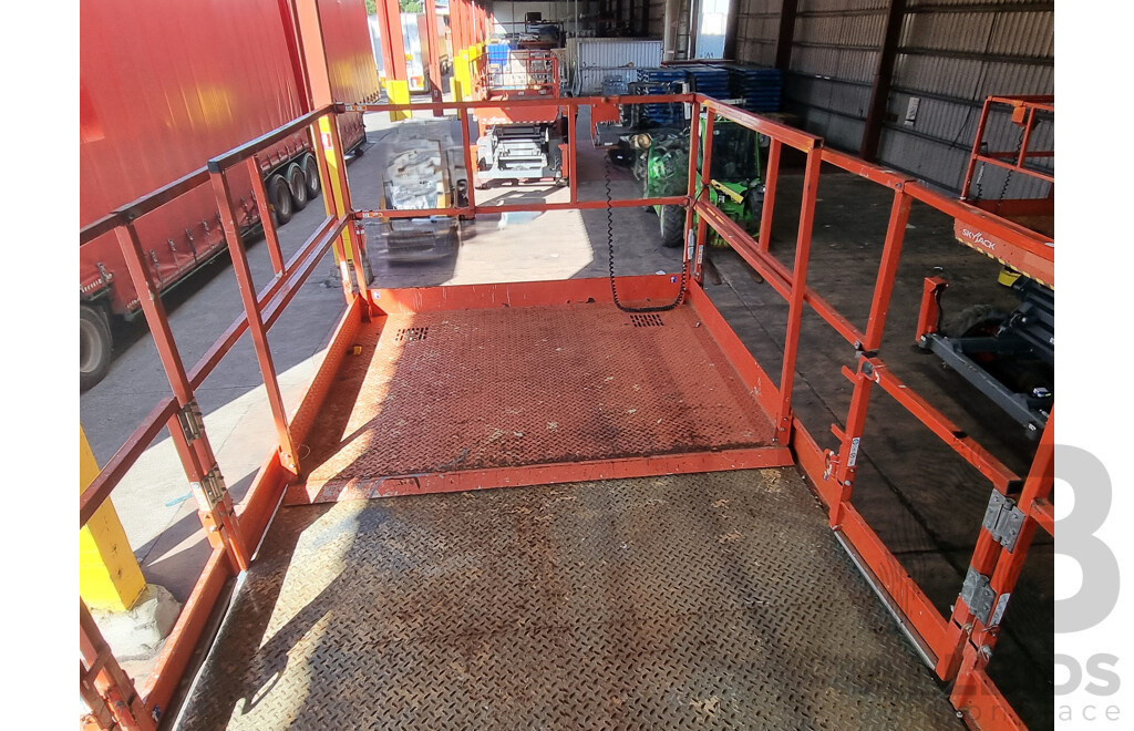 2018, 50ft Skyjack 9250, Kubota Diesel Engine, Scissor Lift Rough Terrain