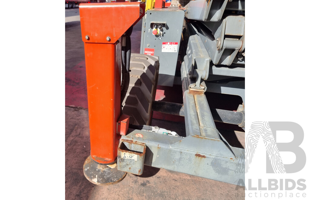 2018, 41ft Skyjack 9241, Kubota Diesel Engine, Scissor Lift Rough Terrain