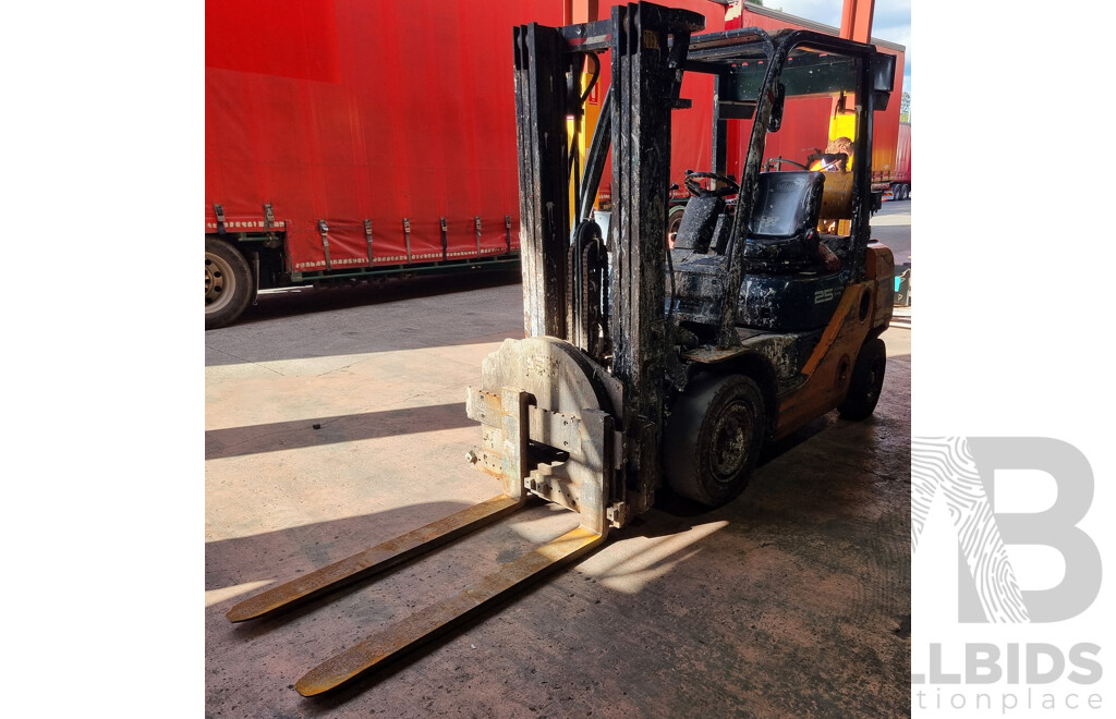 09/2009, Flame Proof 2.5Tonne, Air Compression, Diesel Engine Toyota Forklift - 4.5m FSV