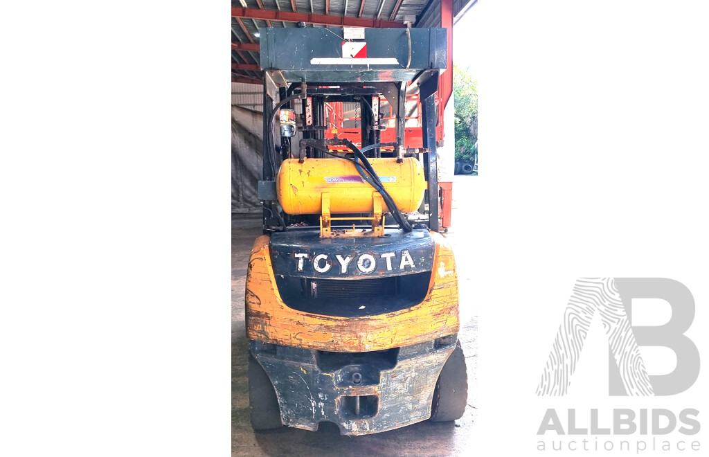 09/2009, Flame Proof 2.5Tonne, Air Compression, Diesel Engine Toyota Forklift - 4.5m FSV