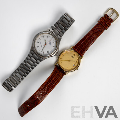 Seiko 6Y39-7010 & Pulsar V147-7040 Watches - Both for Repair