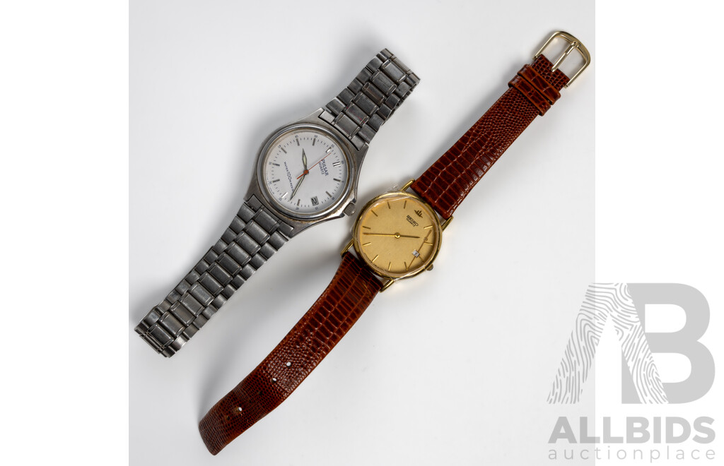 Seiko 6Y39-7010 & Pulsar V147-7040 Watches - Both for Repair