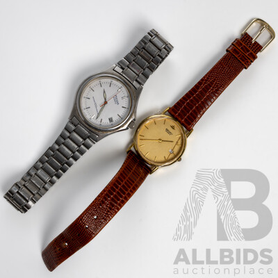 Seiko 6Y39-7010 & Pulsar V147-7040 Watches - Both for Repair