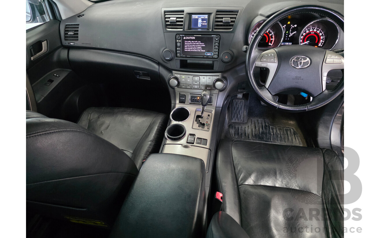 9/2008 Toyota Kluger KX-S GSU40R 4d Wagon Black 3.5L - 7 Seats