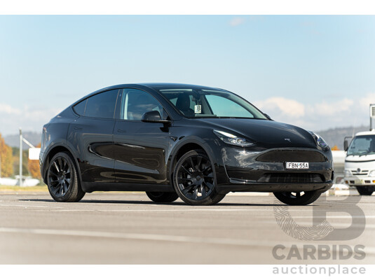 07/2023 Tesla Model Y Rear Wheel Drive 4d Wagon Solid Black Dedicated Electric EV 220kw