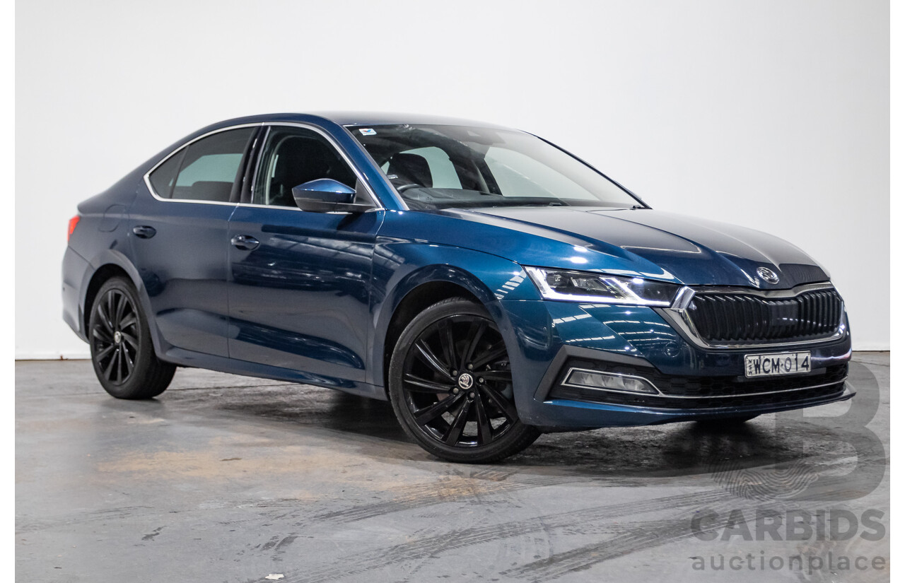 03/2021 Skoda Octavia 110 TSI Style NX MY21 5D Hatch Lava Blue Turbo 1.4L