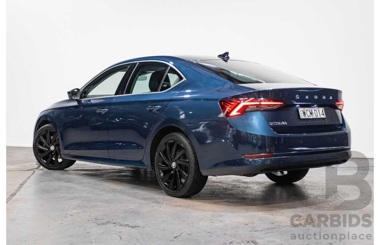 03/2021 Skoda Octavia 110 TSI Style NX MY21 5D Hatch Lava Blue Turbo 1.4L